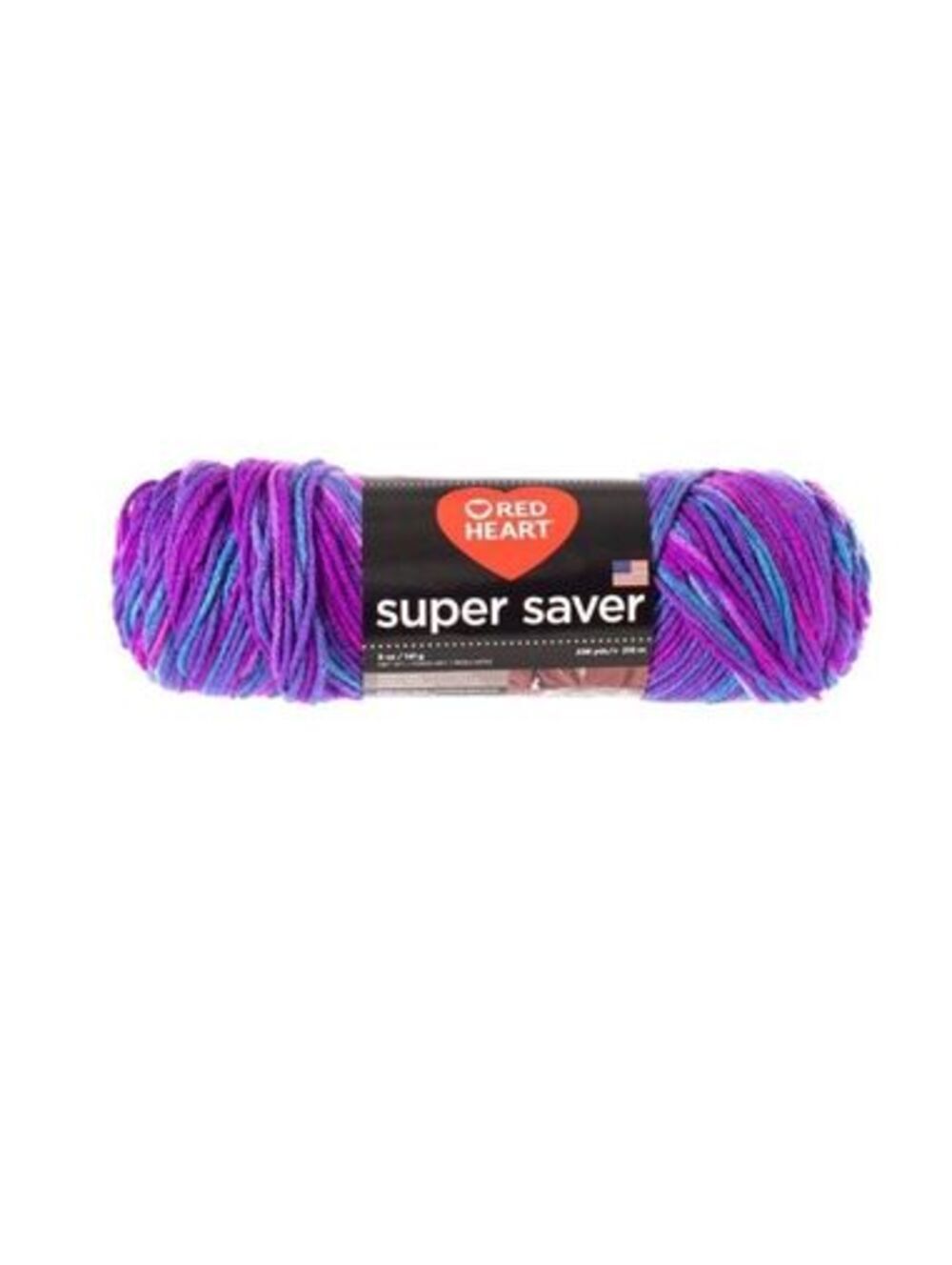 Red Heart Super Saver Yarn Grape Fizz Purple 236 yards Crafting Crochet Knitting